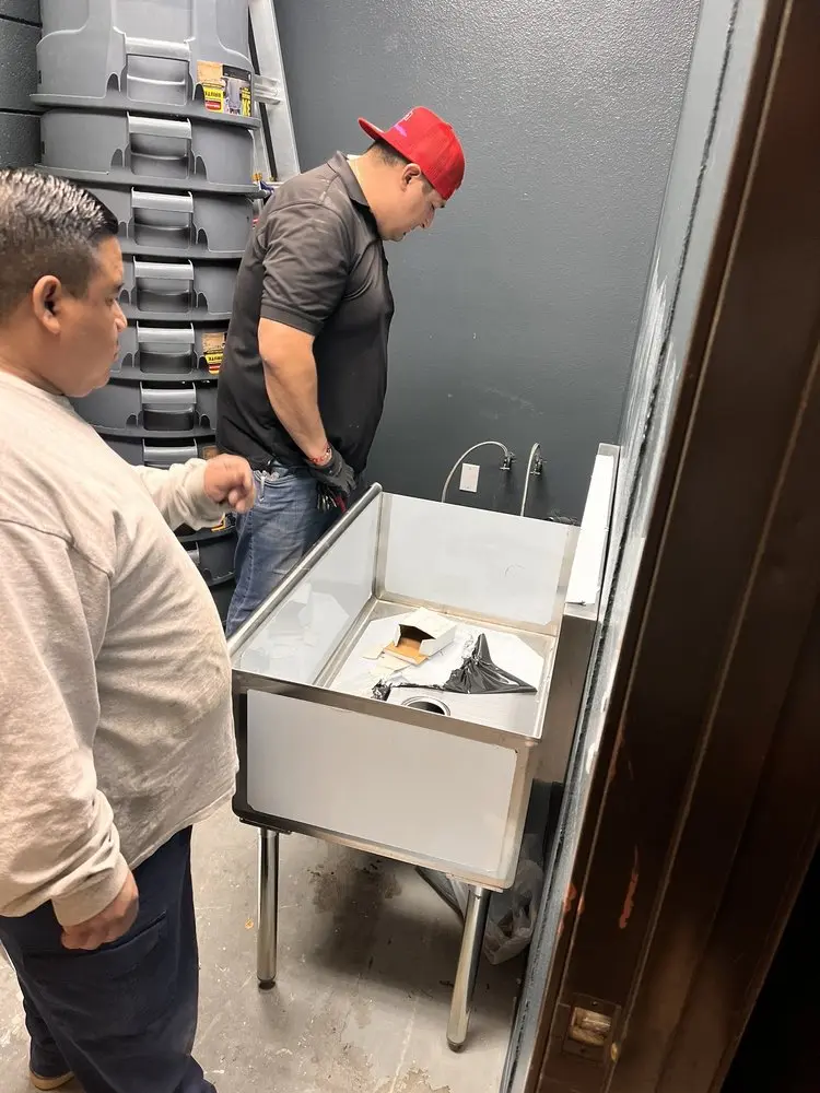 Commercial plumbing and sink installation in Obetz